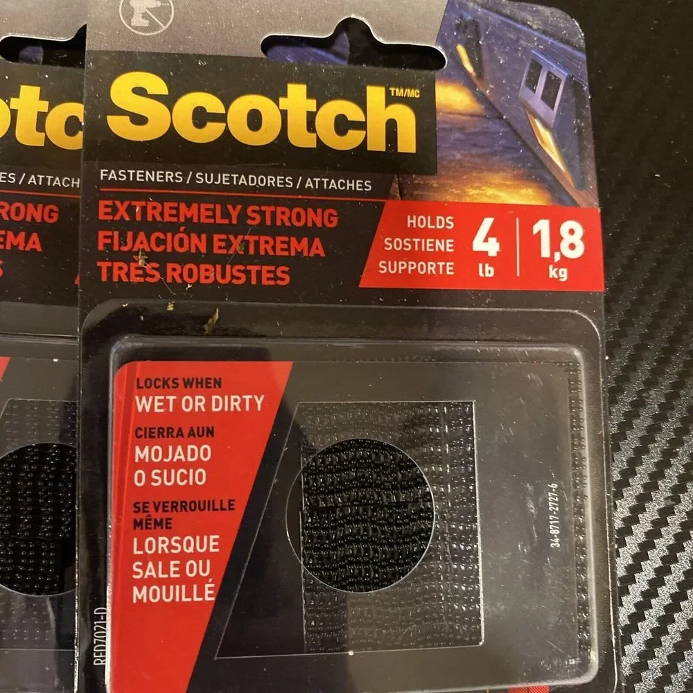 4 SCOTCH FASTENERS EXTREMELY STRONG‎ OUTDOOR/INDOOR HOLDS 4LB 1